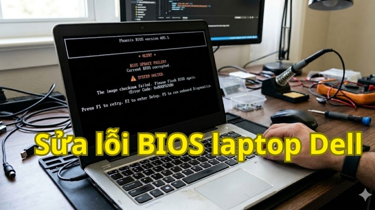 Cách sửa lỗi BIOS laptop Dell trên Win 10/11 hiệu quả chi tiết
